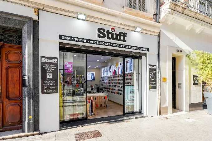 Façade de la boutique STUFF au 78 rue Saint-Ferréol à Marseille